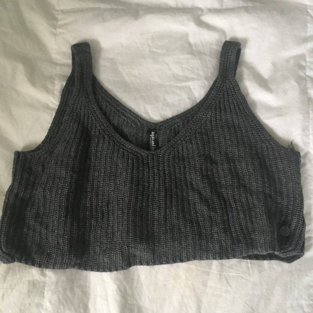 Knitted crop top